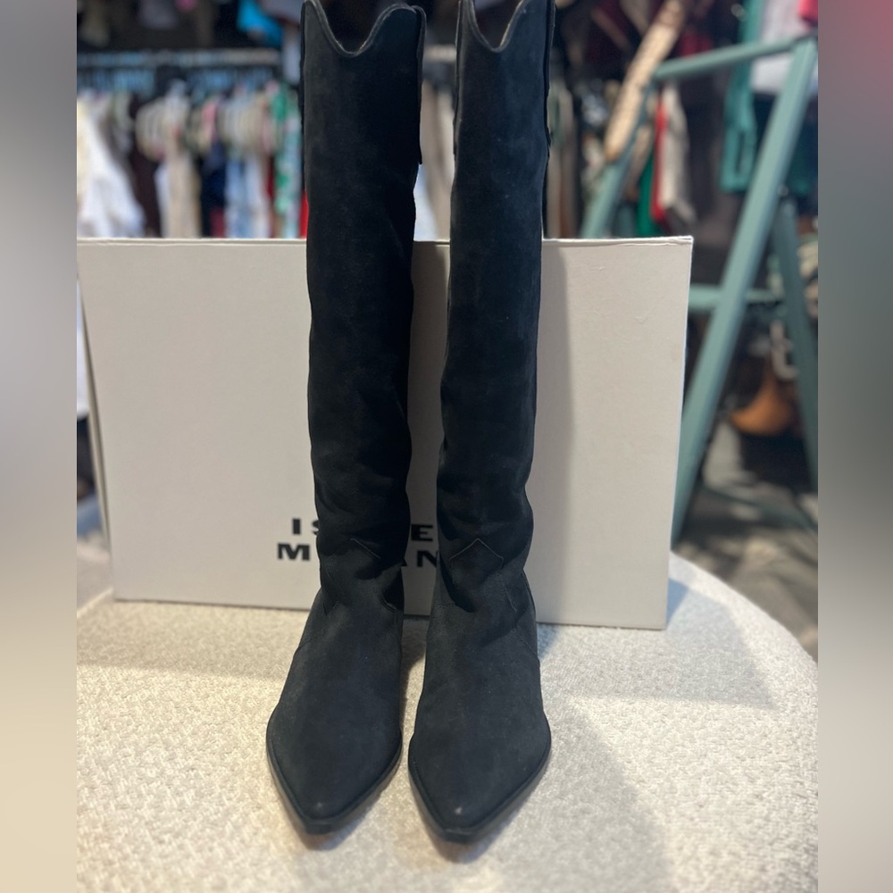 Isabel Marant Denvee Suede Western Boot sz 38 - Picture 5 of 10